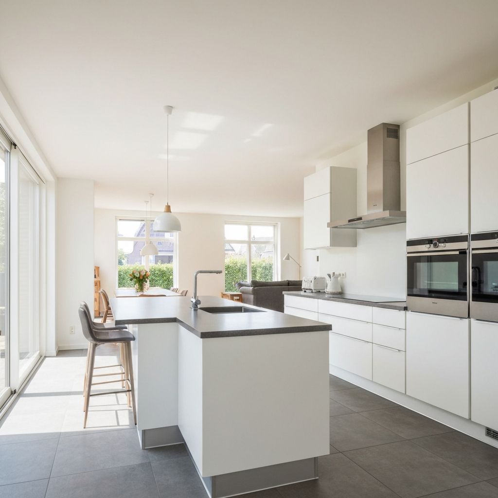 Heldere Nederlandse keukenomgeving